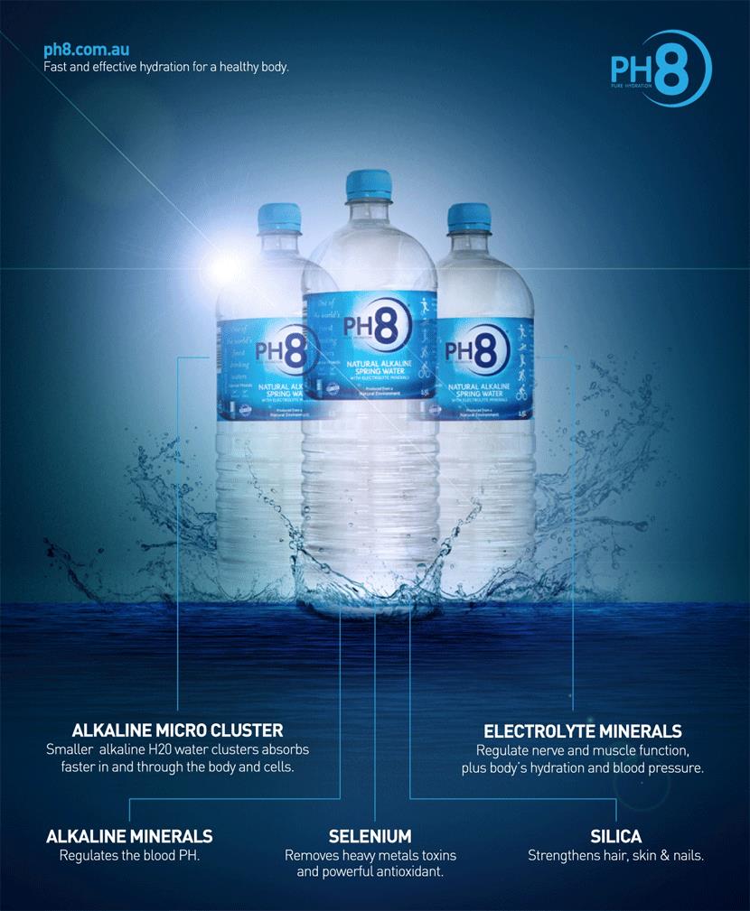 Alkaline water and improved overall cellular function